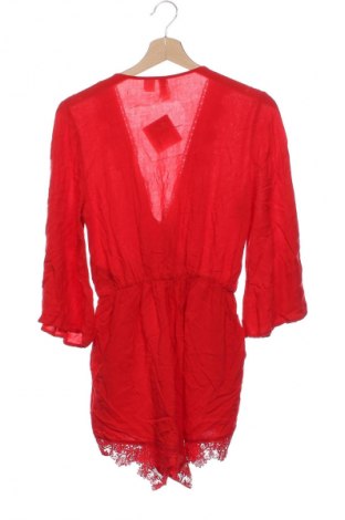Kurzer Damenoverall H&M Divided, Größe XS, Farbe Rot, Preis 18,99 €