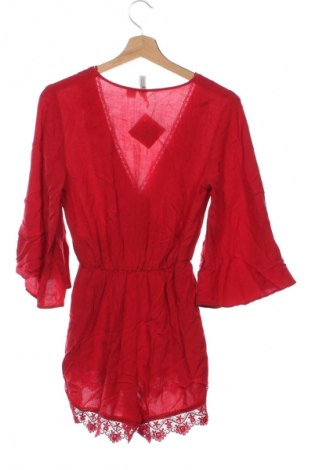 Női rövid overál H&M Divided, Méret XS, Szín Piros, Ár 10 569 Ft