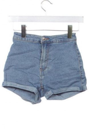 Pantaloni scurți de femei Bershka, Mărime XXS, Culoare Albastru, Preț 61,99 Lei