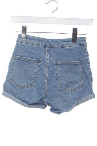 Pantaloni scurți de femei Bershka, Mărime XXS, Culoare Albastru, Preț 61,99 Lei