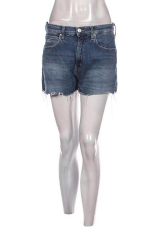 Pantaloni scurți de femei Tommy Jeans, Mărime L, Culoare Albastru, Preț 202,99 Lei