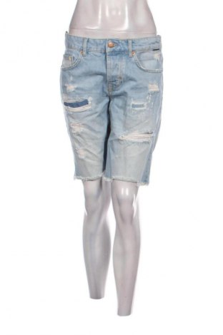 Pantaloni scurți de femei Zara, Mărime M, Culoare Albastru, Preț 52,99 Lei