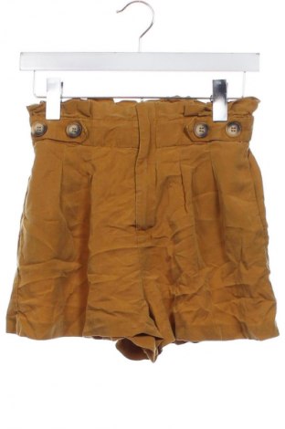 Pantaloni scurți de femei Zara Trafaluc, Mărime XS, Culoare Galben, Preț 47,99 Lei