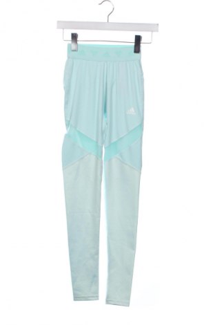 Damen Leggings Adidas, Größe XXS, Farbe Blau, Preis 23,99 €