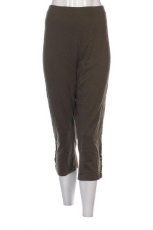 Damskie legginsy Laura Torelli, Rozmiar 3XL, Kolor Zielony, Cena 25,99 zł