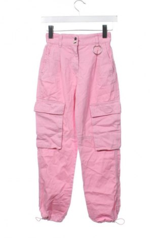 Dámské kalhoty  Bershka, Velikost XXS, Barva Růžová, Cena  189,00 Kč