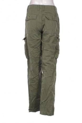 Pantaloni de femei Bershka, Mărime S, Culoare Verde, Preț 98,99 Lei