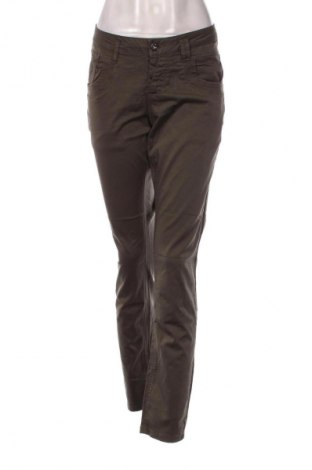 Дамски панталон Denim&Co., Размер L, Цвят Зелен, Цена 29,99 лв.