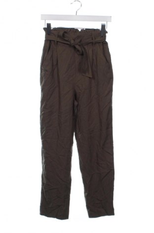 Damskie spodnie H&M, Rozmiar XS, Kolor Zielony, Cena 95,99 zł