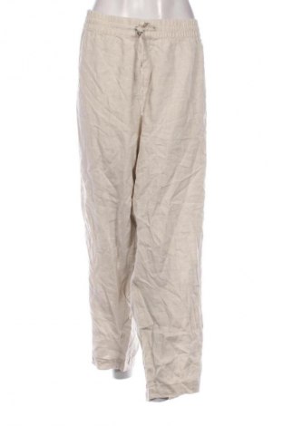 Dámské kalhoty  H&M, Velikost 4XL, Barva Béžová, Cena  359,00 Kč