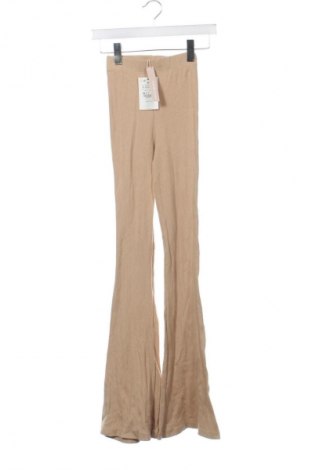 Γυναικείο παντελόνι Pull&Bear, Μέγεθος XS, Χρώμα  Μπέζ, Τιμή 29,99 €