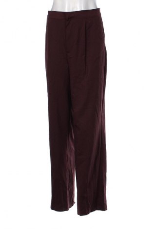 Damskie spodnie Pull&Bear, Rozmiar XL, Kolor Fioletowy, Cena 43,99 zł
