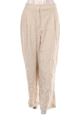 Pantaloni de femei Zara, Mărime XXL, Culoare Bej, Preț 88,99 Lei