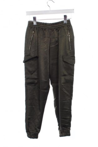 Damskie spodnie Zara, Rozmiar XS, Kolor Zielony, Cena 88,99 zł