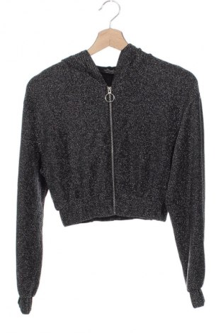 Дамски пуловер Bershka, Размер XS, Цвят Сребрист, Цена 29,99 лв.