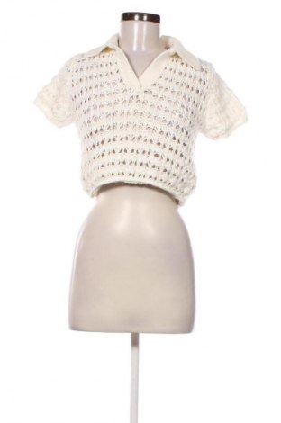 Damenpullover Bershka, Größe S, Farbe Ecru, Preis € 20,99