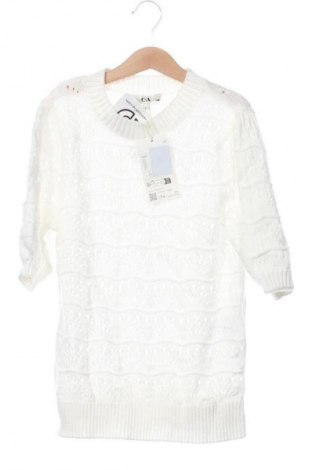 Damski sweter C&A, Rozmiar XS, Kolor Biały, Cena 150,99 zł