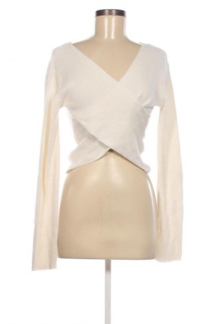 Pulover de femei NA-KD, Mărime S, Culoare Alb, Preț 133,99 Lei