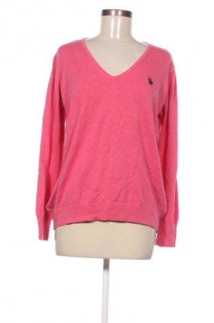 Дамски пуловер U.S. Polo Assn., Размер XL, Цвят Розов, Цена 62,99 лв.