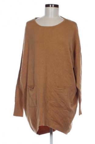 Γυναικείο πουλόβερ Unbranded, Μέγεθος 3XL, Χρώμα Καφέ, Τιμή 18,99 €