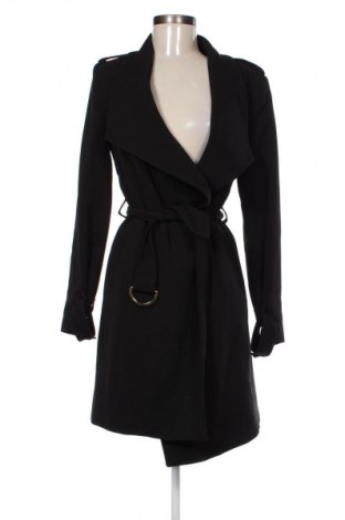 Trench de femei H&M, Mărime S, Culoare Negru, Preț 99,99 Lei
