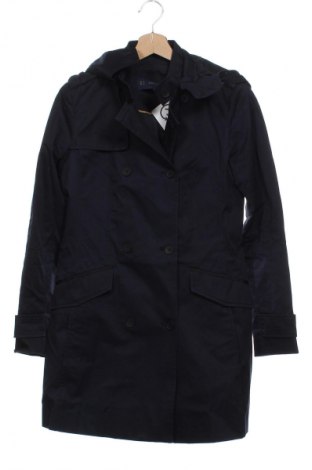 Trench de femei Zara, Mărime XS, Culoare Albastru, Preț 72,99 Lei