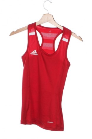 Дамски спортен топ Adidas, Размер XS, Цвят Червен, Цена 34,99 лв.