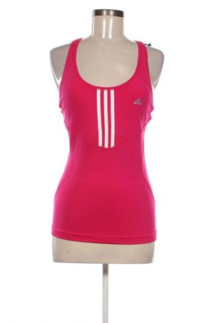 Damen Sporttop Adidas, Größe M, Farbe Rot, Preis 23,99 €