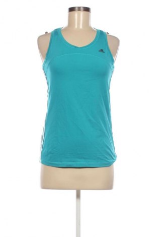 Γυναίκειο αθλητικό τοπ Adidas, Μέγεθος M, Χρώμα Μπλέ, Τιμή 15,99 €