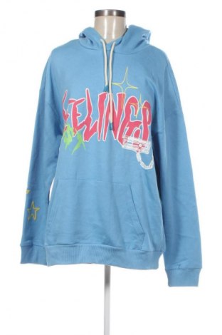 Damen Sweatshirt Bershka, Größe M, Farbe Blau, Preis € 20,99