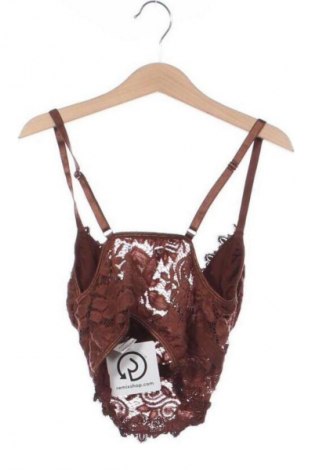 Top de femei SHEIN, Mărime XS, Culoare Maro, Preț 78,79 Lei