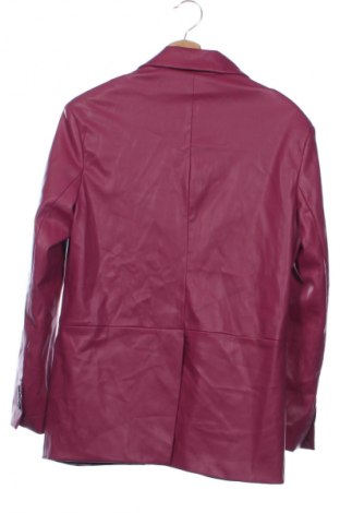 Damen Lederjacke Bershka, Größe XS, Farbe Rosa, Preis 64,99 €