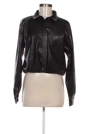 Geacă de piele pentru femei DKNY Jeans, Mărime M, Culoare Negru, Preț 1.054,99 Lei