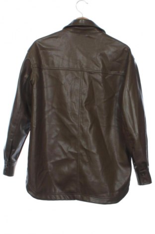 Damen Lederjacke H&M, Größe XS, Farbe Beige, Preis 40,99 €