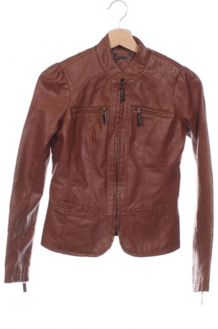 Damen Lederjacke Jou Jou, Größe XS, Farbe Braun, Preis 42,99 €