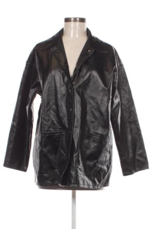 Geacă de piele pentru femei SHEIN, Mărime S, Culoare Negru, Preț 189,99 Lei