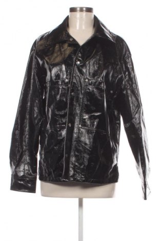 Damen Lederjacke Weekday, Größe S, Farbe Schwarz, Preis 31,99 €