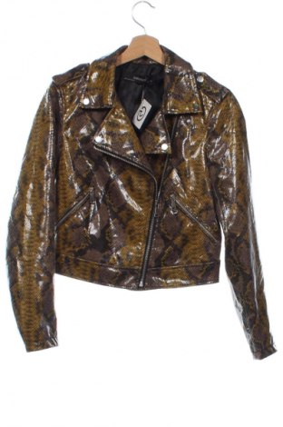 Γυναικείο δερμάτινο μπουφάν Zara, Μέγεθος XS, Χρώμα Πολύχρωμο, Τιμή 59,99 €