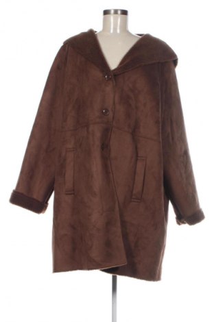 Damenmantel Ulla Popken, Größe XXL, Farbe Braun, Preis 147,99 €