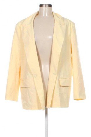 Sacou de femei Bershka, Mărime S, Culoare Galben, Preț 156,99 Lei