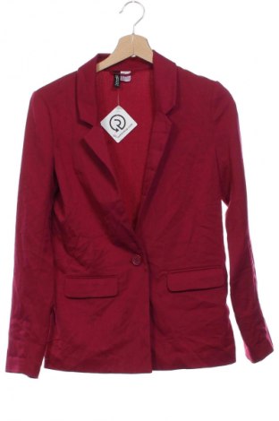 Dámske sako  H&M Divided, Veľkosť XS, Farba Červená, Cena  12,95 €