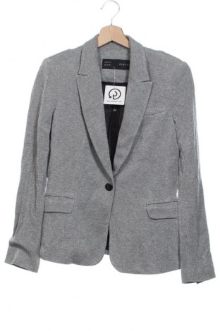 Sacou de femei Zara, Mărime XS, Culoare Argintiu, Preț 156,99 Lei