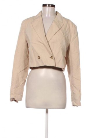 Damen Blazer Zara, Größe M, Farbe Beige, Preis 33,99 €