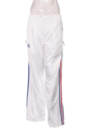 Pantaloni trening de femei Adidas, Mărime L, Culoare Alb, Preț 133,99 Lei