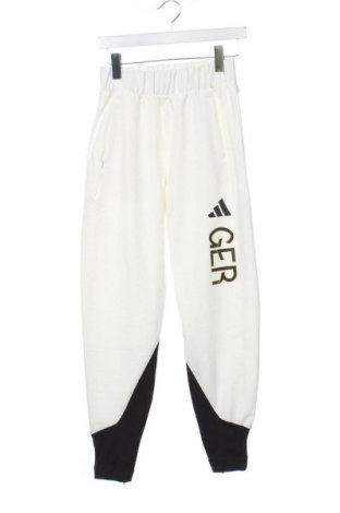 Дамско спортно долнище Adidas, Размер XS, Цвят Бял, Цена 41,99 лв.