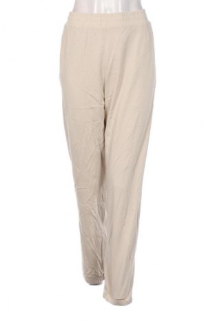 Pantaloni trening de femei Zara, Mărime L, Culoare Bej, Preț 91,99 Lei