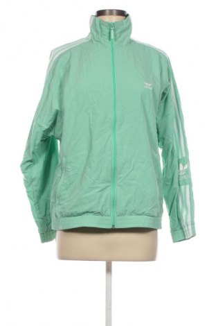 Дамско спортно горнище Adidas Originals, Размер L, Цвят Зелен, Цена 48,99 лв.