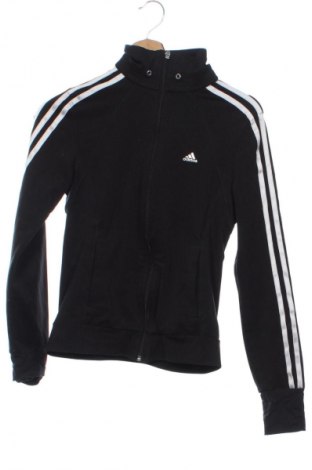 Дамско спортно горнище Adidas, Размер XS, Цвят Черен, Цена 48,99 лв.