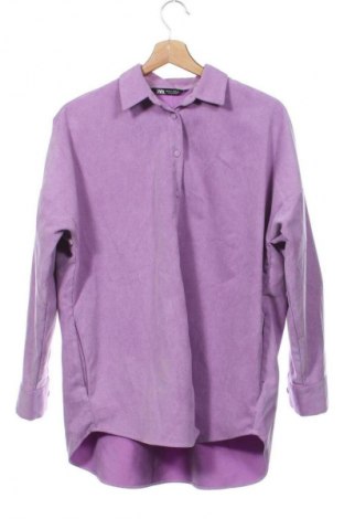 Kurtka damska Zara, Rozmiar XS, Kolor Fioletowy, Cena 157,99 zł