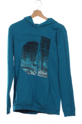 Gyerek sweatshirt S.Oliver, Méret 14-15y / 168-170 cm, Szín Kék, Ár 11 099 Ft